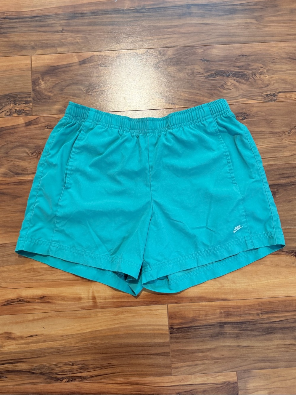 Nike Women’s Teal Athletic Shorts with Elastic Waist